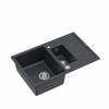 Graniitvalamu Quadron Morgan 156 HB8224U8-BSP2O, 78 x 50 x 22 cm, must teemant