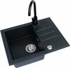 Valamu Alveus Rock30 1213091SEN, 59.5 x 47.5 x 16 cm, must, segistiga ja sifooniga