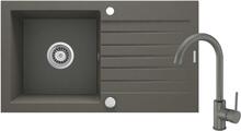 Graniidist köögivalamu Deante Zorba ZQZVT113, anthracite metallic, segistiga