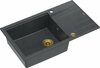 Graniitvalamu Quadron Evan 136 XL HCQE58650U8PVDG1P2O, 86 x 50 x 21 cm, must teemant