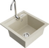 Graniidist köögivalamu Mexen Vito 6503-69-670200-00, 49 x 52 x 21 cm, beež/kroom, segisti ja sifooniga