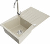 Graniidist köögivalamu Mexen Cesar 6514-69-670200-00, 77 x 47 x 20 cm, beež, segisti ja sifooniga