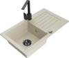 Graniidist köögivalamu Mexen Pablo 6510-69-670300-70, 75 x 43 x 16.1 cm, beež, koos kuivati ja segistiga