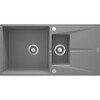 Graniidist köögivalamu Deante Corio ZRCS513, 97 x 50 x 21.5 cm, metallic hall, 1,5 kaussi, äravooluga