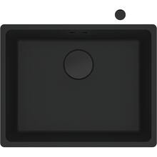 Graniidist valamu Franke Maris MRG 110-52, 125.0683.234, must matt, 55.3 x 43.3 x 20 cm