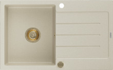 Graniidist köögivalamu Mexen Bruno 6513791010-69-G, 795 x 495 mm, liivakarva, kuivatiga ja sifooniga
