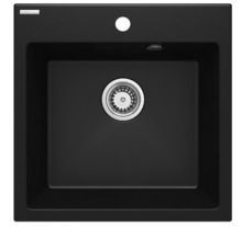 Graniidist köögivalamu Deante Evora ZQJN103, 50 x 50 x 21.6 cm, Nero