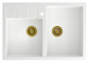 Köögivalamu Quadron Bill 120 HCQB9062U1PVDG1, 900 x 620 x 195 mm, valge/kuldne