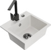 Graniidist köögivalamu Mexen Milo, 43 x 41 x 17.1 cm, valge
