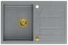 Graniitvalamu Quadron Morgan 111 HB8203U5-G1P2O, 78 x 50 x 22 cm, hõbedane kivi