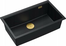 Köögivalamu Quadron Logan 110 HQD7644U7PVDG1U, 76 x 45 x 23.5 cm, süsimust
