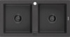 Graniidist köögivalamu Mexen Mario 6504822000-76-B, 820 x 436 mm, must granite, sifooniga