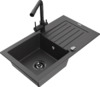 Graniidist köögivalamu Mexen Pablo 6510-76-671600-70-B, 75 x 43 x 16.1 cm, must täpiline