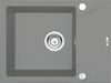 Graniidist köögivalamu Deante Evora ZQJ S11A, 59 x 44 x 18 cm, metallic grey