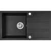 Graniidist köögivalamu Laveo Barbados SBB711T, 76 x 44 x 18 cm, must