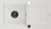 Graniidist köögivalamu Mexen Pablo 6510751010-20-B, 752 x 436 mm, valge/must, sifooniga