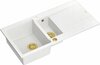 Köögi valamu Quadron Evan 156 HQE510050U1PVDG1P2O, 100 x 50 x 21 cm, valge