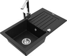 Graniidist köögivalamu Mexen Pablo 6510-77-670300-00, 75 x 43 x 16.1 cm, must