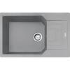 Graniidist valamu Franke Urban UBG 611-78 XL, 114.0682.569, steingrau, 78 x 50 x 20 cm