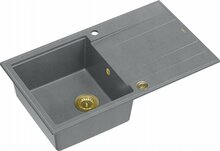 Graniitvalamu Quadron Evan 111 HCQE8650U5PVDG1P2O, 86 x 50 x 21 cm, hõbedane kivi