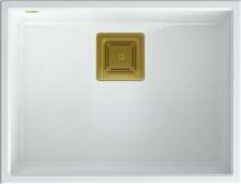 Köögivalamu Quadron David 50 HQD5542U1-G1, 550 x 420 x 225 mm, valge/kuldne