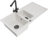 Graniidist köögivalamu Mexen Andres 6515-20-671600-70, 100 x 50 x 20 cm, valge