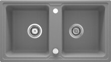 Graniidist köögivalamu Deante Zorba ZQZ S203, 78 x 43.5 x 16.5 cm, metallic grey