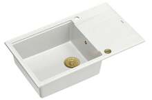 Graniitvalamu Quadron Evan 136 XL HCQE58650U1PVDG1P2O, 86 x 50 x 21 cm, valge