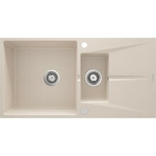 Graniitköögivalamu Deante Corio ZRC5513, 97 x 50 x 21.5 cm, beež, 1.5 kaussi kuivatialaga