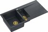 Graniitvalamu Quadron Evan 156 HQE510050U8PVDG1P2O, 100 x 50 x 21 cm, must teemant