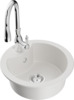 Graniitköögivalamu Mexen Diego 6512-20-672601-00, 48 x 48 x 16 cm, valge, segisti ja sifooniga