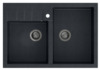 Graniitvalamu Quadron Bill 120 HCQB9062U8BS, 900 x 620 x 195 mm, must/teras