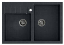 Graniitvalamu Quadron Bill 120 HCQB9062U8BS, 900 x 620 x 195 mm, must/teras