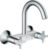 Köögisegisti Hansgrohe Logis Classic, 2-käepidet, kroom 71286000
