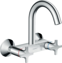 Köögisegisti Hansgrohe Logis Classic, 2-käepidet, kroom 71286000