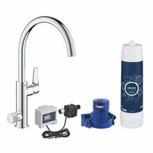 Köögisegisti Grohe Blue Pure BauCurve 30581000, kroom