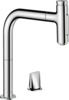 Segisti Hansgrohe Metris Select M71 73818000, kroom, väljatõmmatava dušiga