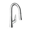 Köögisegisti Hansgrohe Talis M51 72815000, kroom, väljatõmmatava voolikuga