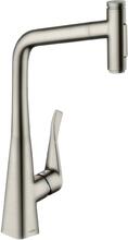 Köögisegisti Hansgrohe Metris Select M71 73820800, väljatõmmatava voolikuga