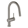 Köögisegisti Grohe MINTA 32321AL2, brushed hard graphite, väljatõmmatava voolikuga