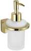 Seinale kinnitatav vedelseebi dosaator Mexen Lea 70260388-50, läbipaistev/kuldne, 180 ml