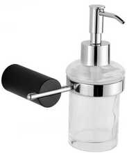 Seinale kinnitatav vedelseebi dosaator Mexen Aron 70881388-07, must/kroom, 180 ml