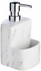Vedelseebi dosaator Wenko Festival Marble, valge, 380 ml