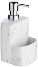 Vedelseebi dosaator Wenko Festival Marble, valge, 380 ml