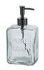 Seebidosaator Wenko Pure Soap, läbipaistev klaas, 550 ml