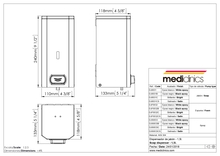 Seebidosaator Mediclinics DJ0031, valge, 1,5 L