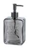 Vedelseebi dosaator Wenko Pure Soap, klaas, hall, 550 ml