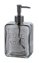 Vedelseebi dosaator Wenko Pure Soap, klaas, hall, 550 ml