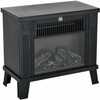 Elektriline kamin Homcom 34 x 17 x 31 cm, 600/1200 W, must