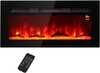 Elektrikamin Homcom LED leegiefektiga, 1800 W, must